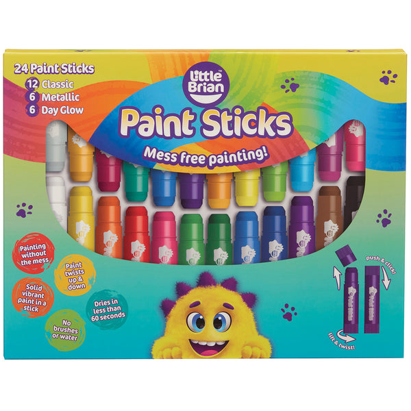 PAINT STICKS, Assorted, Pack of, 24 x 10g
