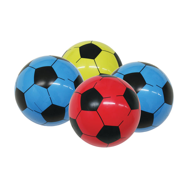 VINYL BALLS, Football, 215mm diameter, Pack of, 4