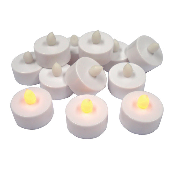 ELECTRIC 3V TEALIGHTS, Pack of, 12
