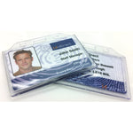 IDENTITY/ACCESS CARD HOLDERS, Ultraclear, Credit Card Size, Horizontal, Pack of 25