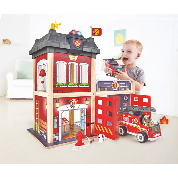 WOODEN TOYS, FIRE STATION, Age 3+, Each