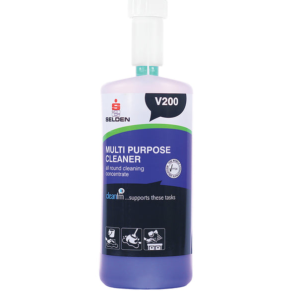 V200 Multi-purpose Cleaner, V-MIX CLEANING CONCENTRATES, Case of 6 x 1 litre