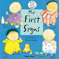 FIRST SIGNING BOOKS, Age 6 months+, Set of, 2