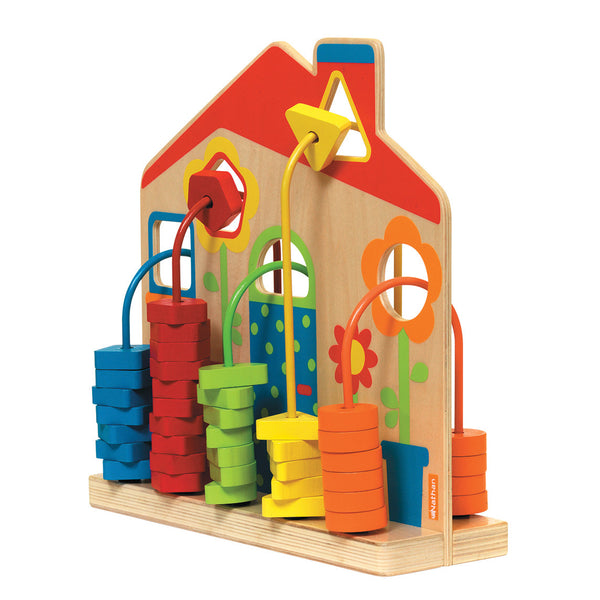 WOODEN BEADS HOUSE, Age 2+, Each