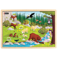 ANIMALS OF THE WORLD PUZZLES, Age 4+, Set of, 4