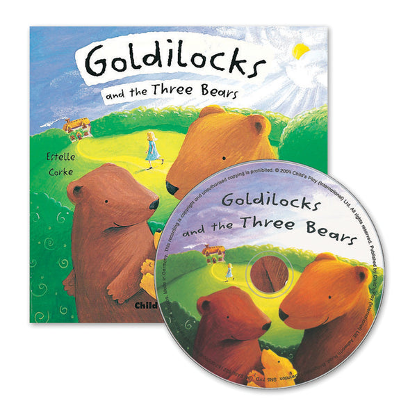 Goldilocks & the Three Bears, FAIRYTALE BOOK & CD, Set