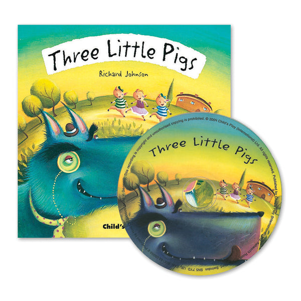 Three Little Pigs, FAIRYTALE BOOK & CD, Set
