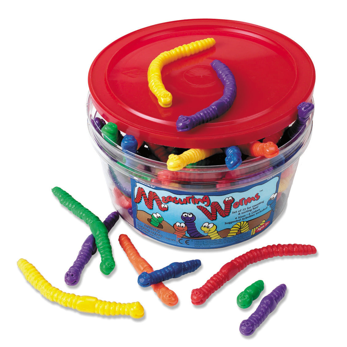 Learning Resources Measuring Worms (Set of 72)