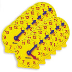 CLASSROOM CLOCK KITS, Big Time Learning Student Clocks, Age 5-9, Set of 6