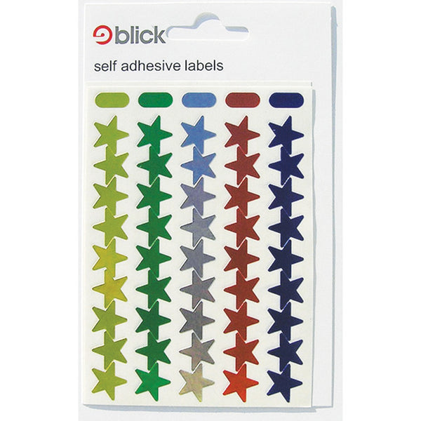 STICKERS, MOTIVATION & REWARD, Stars, 13mm Wide, Assorted Colours, Pack of, 1800