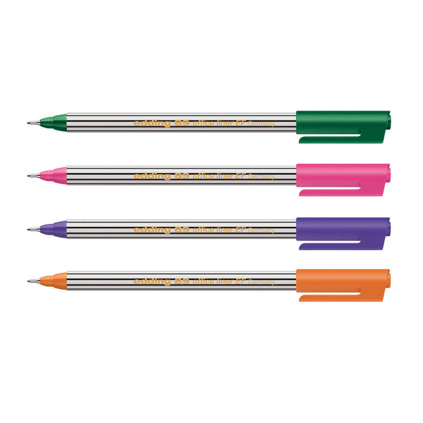 FINELINER PENS, Edding 89 Marking Pack, Assorted, Class Pack of 40