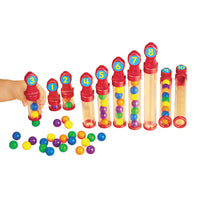 SEE INSIDE COUNTING TUBES, Age 3+, Set