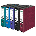ESPO Smartbuy Assorted Coloured Foolscap Box Files with Lids, Box of 10