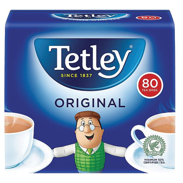 TEA, Tetley Regular, Case of 6 x 80 bags