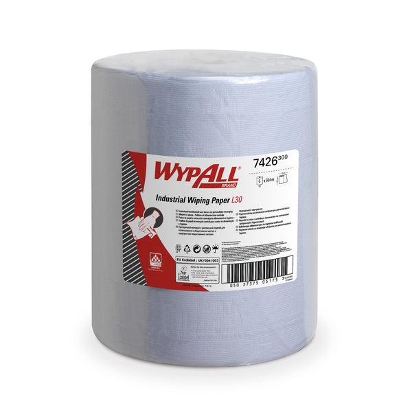 Kimberly-Clark, WypAll L30 Ultra+ Large Roll Wipers (7426), 1 Roll x 670 sheets