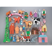 TRADITIONAL TALES WOODEN CHARACTER SET, Age 3+, Set of, 32