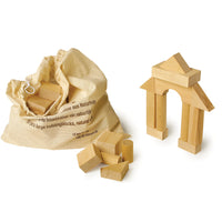 BUILDING BLOCKS, Large Natural Blocks, Age 3+, Set of, 50 pieces