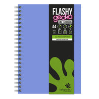 FLASHY GECKO SKETCHBOOKS, Artgecko Flashy Sketchbooks, A4 Purple, 40 Sheets, Each