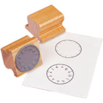 TEACHING CLOCKS, Clock Face Stamp (Numerals), Each