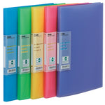 A4 ECO PRESENTATION FOLDERS, Bright Colours, Assorted, Pack of 5
