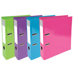 LEVER ARCH FILE, A4 LEVER ARCH FILE, 70mm Capacity, Pink, Box of 10
