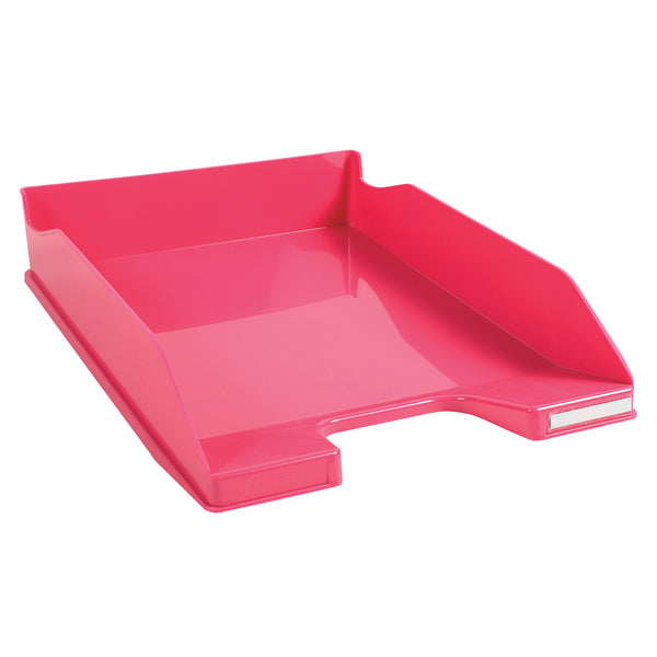 LETTER TRAYS, Pink, Each