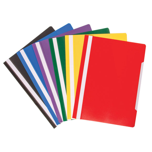 PROJECT FILES, A4 Single Colours, Red, Pack of 25