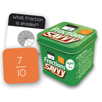SAVVY MATHS GAMES - FRACTIONS, Each