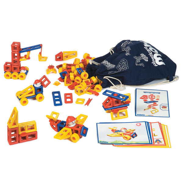 MOBILO, Large Set with Workcards, Ages 3+, Set of 192 pieces