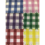 TEXTILES, FABRIC LENGTHS, Gingham Cotton, 1.12 x 1m, Pack of 6