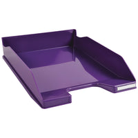 LETTER TRAYS, Purple, Each