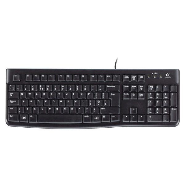 Logitech - Delux Wired, COMPUTER KEYBOARDS, Black, Each