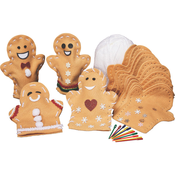 GINGERBREAD PUPPETS, Pack of 30