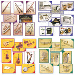 MUSICAL INSTRUMENTS A5 CARDS, Set