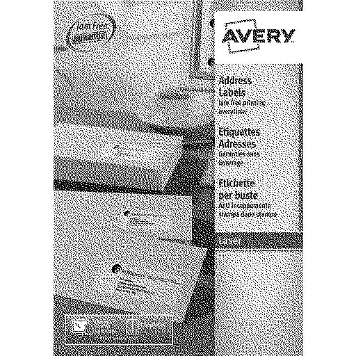 AVERY QUICKPEEL LASER ADDRESSING LABELS, L7163-100, Pack of 100