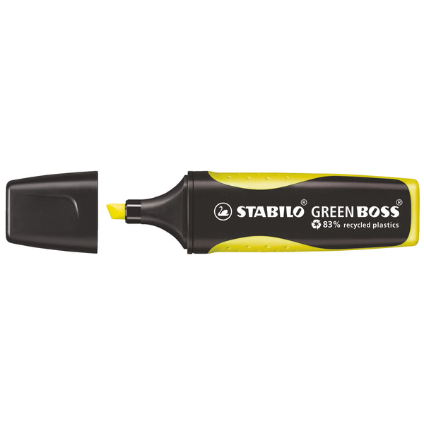 Single Colour Packs, STABILO GREEN BOSS, Yellow, Pack of, 10