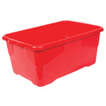 24 litres, SMARTLINES STORAGE BOXES, Red, Each