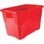 65 litres, SMARTLINES STORAGE BOXES, Red, Each