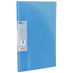 A4 ECO PRESENTATION FOLDERS, Bright Colours, Blue, Pack of 10