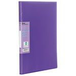A4 ECO PRESENTATION FOLDERS, Bright Colours, Violet, Pack of 10