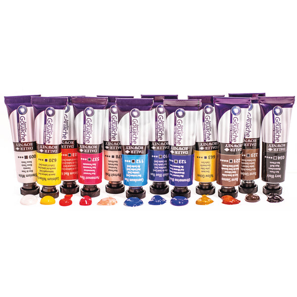 DALER ROWNEY AQUAFINE GOUACHE, Introductory Pack, Pack of, 12 x 15ml