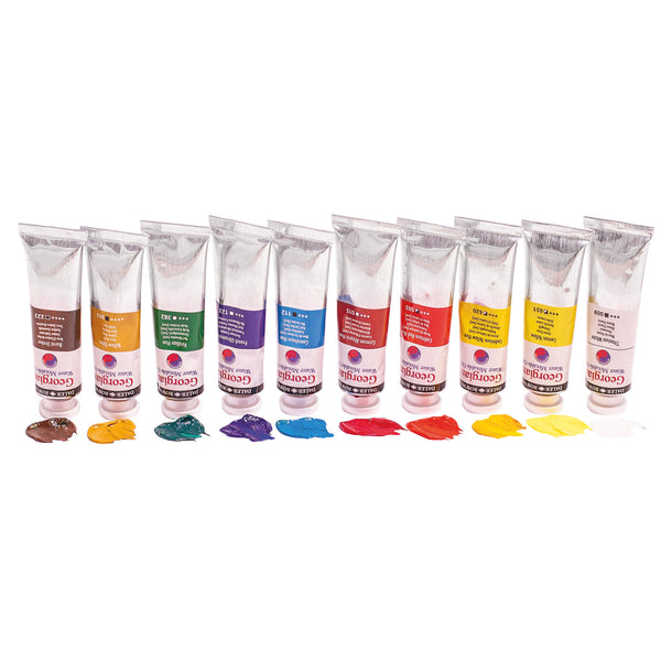 OILS, Daler-Rowney Georgian Water Mixable, Pack of, 10 x 37ml