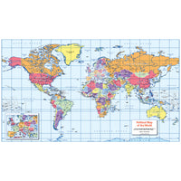 Map of the World, COLOUR BLIND FRIENDLY MAPS, Each