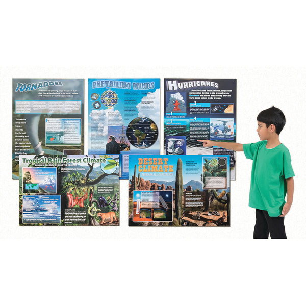 EXTREME CLIMATES & WEATHER BULLETIN BOARD SET, Each