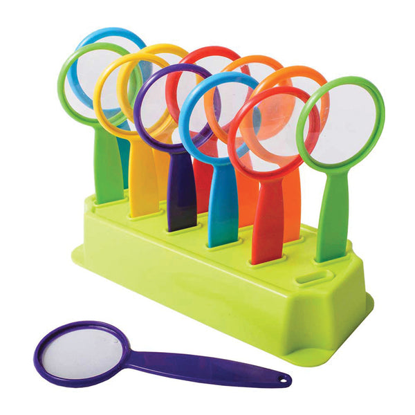 HANDY MAGNIFIERS IN STAND, Pack of, 12
