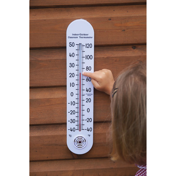 INDOOR/OUTDOOR CLASSROOM THERMOMETER, Each