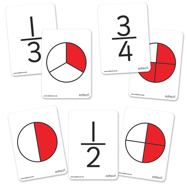 MATCH A FRACTION, Set of, 40 cards