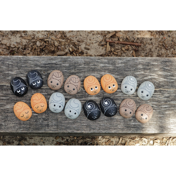 CATEGORIES ATTRIBUTE STONES, Age 3+, Set of, 16