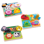 TOUCH & FEEL PUZZLE SET, Age 18 months+, Set of, 3