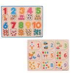 NUMBER MATCHING PUZZLE SET, Age 12 months+, Set, of 2
